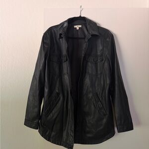 BP Black Leather Jacket for Women